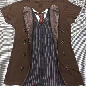 Doctor Who 10th Doctor Women's Costume Shirt